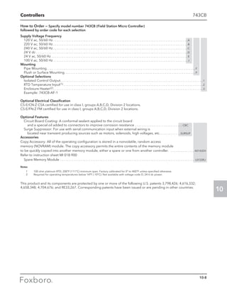 Foxboro Measurement and Control Instruments