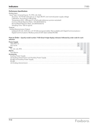 Foxboro Measurement and Control Instruments