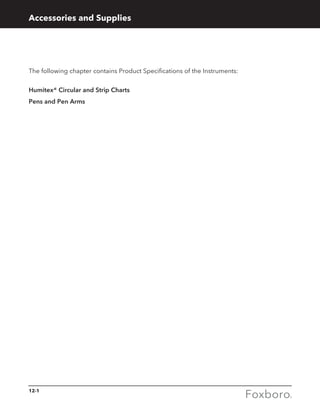 Foxboro Measurement and Control Instruments