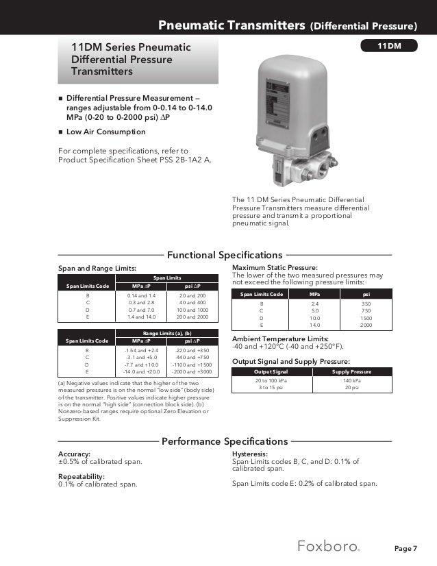 Foxboro 13a Dp Cell Manual