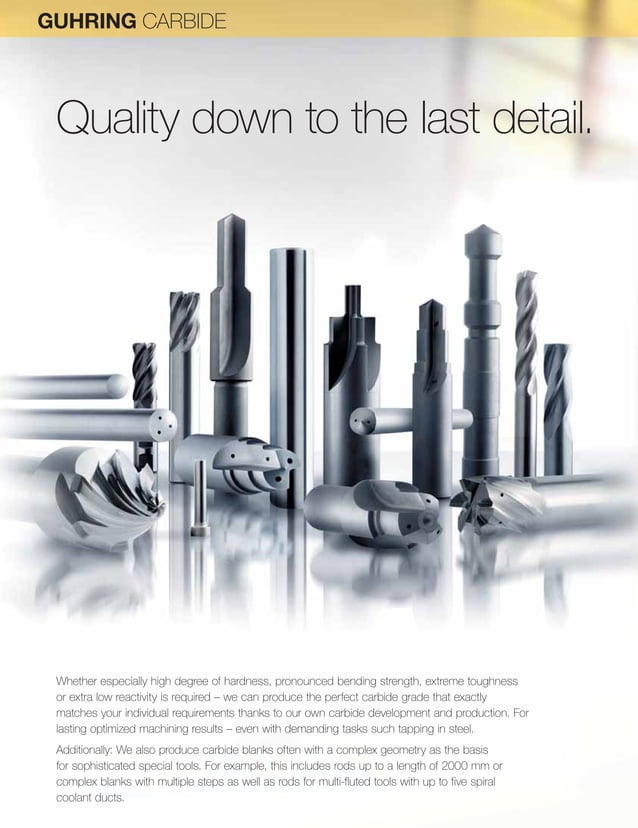 Catalog Guhring EndMills.pdf Woodworking Arts and Crafts