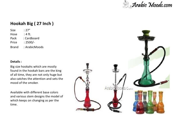 Catalog hookah shisha