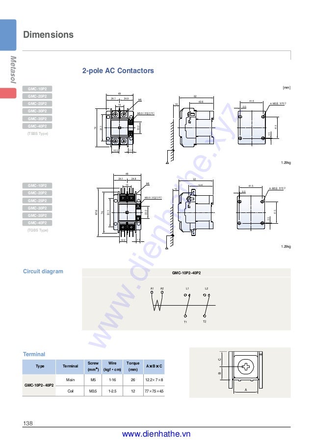 2 Pole Ac Contactor Wiring Diagram - Cars Wiring Diagram Blog