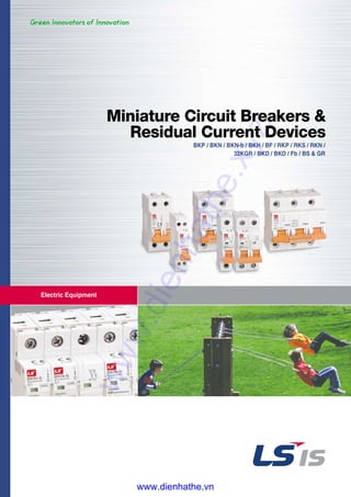 Miniature Circuit Breakers &
Residual Current Devices
BKP / BKN / BKN-b / BKH / BF / RKP / RKS / RKN /
32KGR / BKD / BKD / Fb / BS & GR
Electric Equipment
www.dienhathe.xyz
www.dienhathe.vn
 