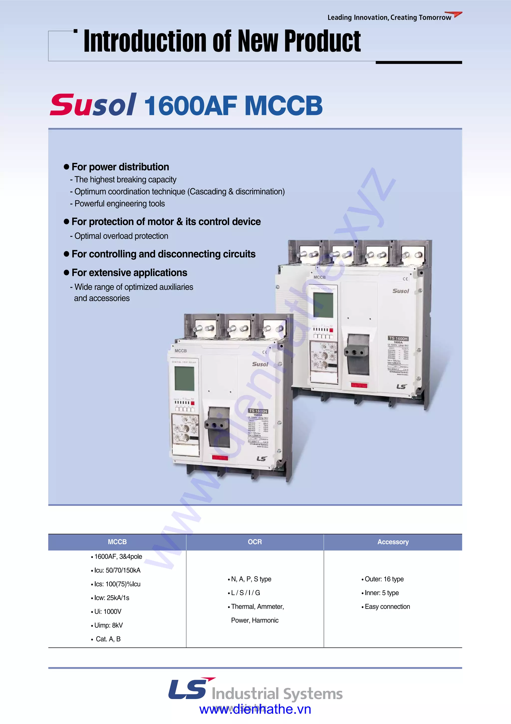 Catalog ls susol mccb PDF