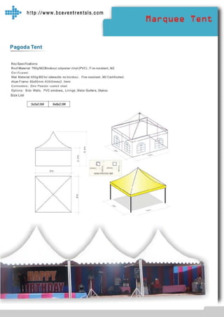 Catalog marquee tent000 | PDF
