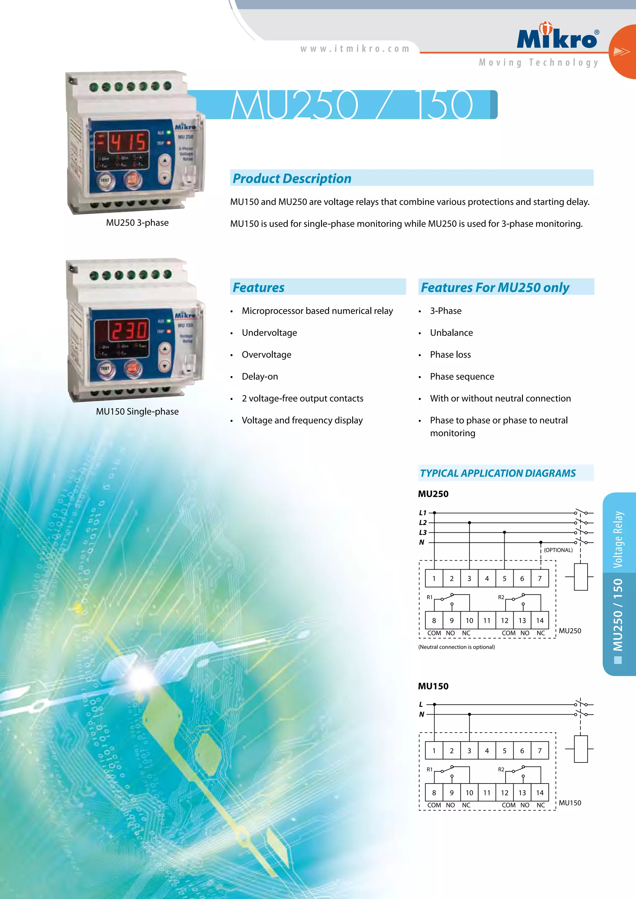 Catalog mikro mikro mu250 PDF