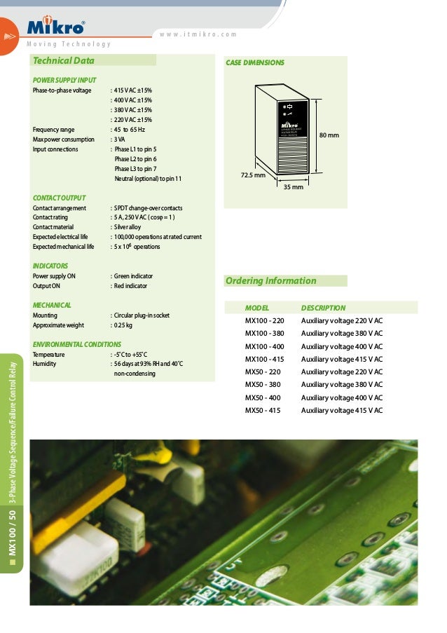 Catalog mikro mikro mx100