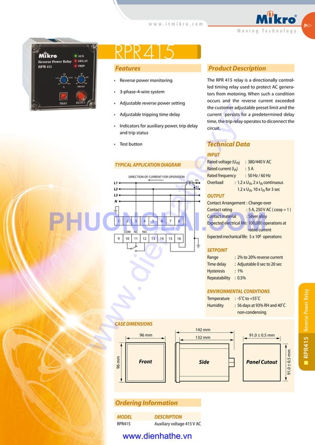Catalog mikro mikro rpr415 PDF