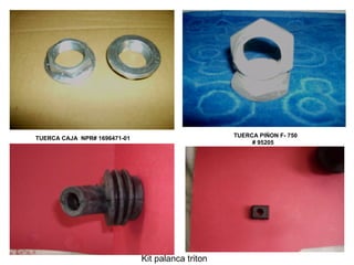 TUERCA CAJA  NPR# 1696471-01  TUERCA PIÑON F- 750 # 95205  Kit palanca triton 