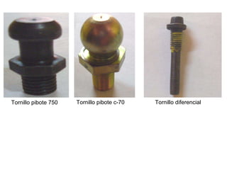 Tornillo pibote 750 Tornillo pibote c-70 Tornillo diferencial 