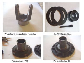 Kit 4303 arandelas Yoke toma fuerza todas medidas Porta collarín c-30 Porta collarín 750 