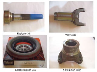 Yoky c-30 Espiga c-30 Yoke piñón triton Estopera piñon 750 