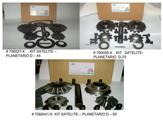 # 706027-X  KIT SATELITE – PLANETARIO D – 44 # 706058-X  KIT  SATELITE- PLANETARIO  D-70 # 7068441-X  KIT SATELITE – PLANETARIO D – 60 