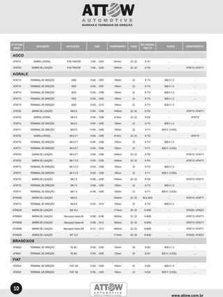 Catalogo ATTOW AUTOMOTIVE