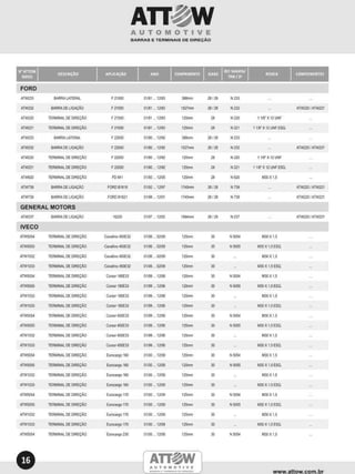 Catalogo ATTOW AUTOMOTIVE