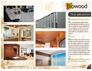 Catalogo BIOWOOD | PPT