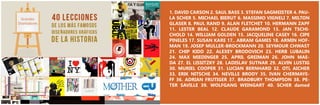 Grandes
Diseñadores
1. DAVID CARSON 2. SAUL BASS 3. STEFAN SAGMEISTER 4. PAU-
LA SCHER 5. MICHAEL BIERUT 6. MASSIMO VIGNELI 7. MILTON
GLASER 8. PAUL RAND 9. ALAN FLETCHET 10. HERMANN ZAPF
11. LESTER BEAL 12. CLAUDE GARAMOND 13. JAN TSCHI-
CHOLD 14. WILLIAM GOLDEN 15. JACQUELINE CASEY 16. CIPE
PINELES 17. SUSAN KARE 17.. ABRAM GAMES 18. ARMIN HOF-
MAN 19. JOSEP MULLER-BROCKMANN 20. SEYMOUR CHWAST
21. CHIP KIDD 22. ALEXEY BRODOVICH 23. HERB LUBALIN
24. MAX MIEDINGER 25. APRIL GREIMAN 26. JOHN MAE-
DA 27. EL LISSITZKY 28. LADISLAV SUTNAR 29. ALVIN LUSTIG
30. MURIEL COOPER 31. LUCIAN BERNHARD 32. OTL AICHER
33. ERIK NITSCHE 34. NEVILLE BRODY 35. IVAN CHERMAYE-
FF 36. ADRIAN FRUTIGER 37. BRADBURY THOMPSON 38. PE-
TER SAVILLE 39. WOLFGANG WEINGART 40. SCHER damed
 