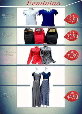 Compre Roupas e Acessórios no Atacado e Varejo