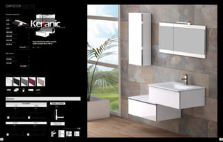 225 286
Mín.
200 mm.
Máx.
280 mm.
Mín. 100 mm.
Máx. 330 mm.
65 mm.
Système de vidage
complet chromé
BONDE & SIPHON
Prix 67
Lampe incluse
300
Lampe incluse F
600
Lampe incluse F
Lampe incluse
ECLAIRAGE
EVA IRENE
Prix 53 Prix 53
ESTHER SOFIA
Prix 53 Prix 79
Options
Robinetterie en option. P. 137
Composition comprenant:
- Meuble bas supérieur DUO 70 Blanc	 280
101 01 070
- Meuble bas inférieur DUO 70 Blanc	 270
101 01 071
- Plateau DUO 70 Blanc	 63
101 01 207
- Plan vasque JADE 70	 235
504 01 070
- Miroir DUO 35 Blanc	 105
201 01 035
- Miroir DUO 70 Blanc	 154
201 01 070
- Applique ESTHER	 53
400 00 121
	 L’ensemble 1160
	 + eco taxe 3.08 € HT
Option colonne:
- Colonne 15 Blanc	 118
101 01 435
- Porte assortie Blanc	 48
101 01 535	
	L’ensemble 166
	 + eco taxe 0.66 € HT
80
70
71
7035
45
35 15
24
24
45
45
COMPOSITION DUO 70
Largeur totale des deux meubles superposés
variable à volonté de 70 cm. à 140 cm.
Tiroir Porte
cotés métalliques tiroir à fermeture
ralentie
porte à fermeture
ralentie
finition brillante finition mélamine
structuré
FINITIONS
BLANC AUBERGINEGRISNOIR CHÊNE
38 39
 