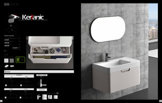 tiroir à fermeture
ralentie
finition laqué
mat
Composition comprenant:
- Meuble STRIP 80 Gris doux mat	 1050
191 33 080
- Plan vasque STRIP 80	 470
593 01 080
- Miroir OVALE 80	 130
292 00 080
	 L’ensemble 1650
	 + eco taxe 5.83 € HT
Tiroir
79
80
46
46
45
80
Robinetterie en option. P. 137
225 286
Mín.
200 mm.
Máx.
280 mm.
Mín. 100 mm.
Máx. 330 mm.
65 mm.
Système de vidage
complet chromé
BONDE & SIPHON
Prix 67
Lampe incluse
300
Lampe incluse F
600
Lampe incluse F
Lampe incluse
ECLAIRAGE
EVA IRENE
Prix 53 Prix 53
ESTHER SOFIA
Prix 53 Prix 79
Options
SERIE STRIP 80
FINITIONS
GRIS INTENSE
mat
GRIS DOUX
mat Certifié PEFC
Ce produit est issu
de forêts gérées
durablement et de
sources contrôlées.
pefc-france.org
6 7
 