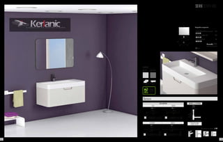 Robinetterie en option. P. 137
225 286
Mín.
200 mm.
Máx.
280 mm.
Mín. 100 mm.
Máx. 330 mm.
65 mm.
Système de vidage
complet chromé
BONDE & SIPHON
Prix 67
Lampe incluse
300
Lampe incluse F
600
Lampe incluse F
Lampe incluse
ECLAIRAGE
EVA IRENE
Prix 53 Prix 53
ESTHER SOFIA
Prix 53 Prix 79
Options
tiroir à fermeture
ralentie
finition laqué
mat
SERIE STRIP 100
Composition comprenant:
- Meuble STRIP 100 Gris doux mat	 1130
191 33 100
- Plan vasque STRIP 100	 500
593 01 100
- Miroir SIGMA 100	 120
290 00 100		
L’ensemble 1750	
+ eco taxe 5.83 € HT
FINITIONS
GRIS INTENSE
mat
GRIS DOUX
mat
Tiroir
100
65
9946
46
100
Certifié PEFC
Ce produit est issu
de forêts gérées
durablement et de
sources contrôlées.
pefc-france.org
8 9
 