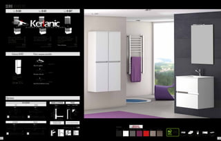 Mín.
200 mm.
Máx.
280 mm.
Mín. 100 mm.
Máx. 330 mm.
65 mm.
Système de vidage
complet chromé
225 286
BONDE & SIPHON
Prix 67
Lampe incluse
300
Lampe incluse F
600
Lampe incluse F
Lampe incluse
ECLAIRAGE
EVA IRENE
Prix 53 Prix 53
ESTHER SOFIA
Prix 53 Prix 79
Options
Robinetterie en option. P. 137
SERIE IKARO 60
Ref. IK-601 Ref. IK-607
60
60
80
46
59
- Meuble suspendu IKARO 60 	 510
- Plan vasque au choix (à préciser)	 190
- Miroir CLIMA 60 	 100
- Applique ESTHER 	 53
	 853
	 + eco taxe: 2.41 € HT
Ref. IK-611
60
60
80
46
59
- Meuble suspendu IKARO 60	 510
- Plan vasque au choix (à préciser)	 190
- Miroir LEEDS anti-buée 60 	 245
	 945
	 + eco taxe: 2.08 € HT
12
60
60
80
46
59
- Meuble suspendu IKARO 60	 510
- Plan vasque au choix (à préciser)	 190
- Armoire de toilette BASIC 60*	 148
- Applique EVA 	 53
	 901
	 + eco taxe: 2.91 € HT
* Blanc ou Aluminium.
Plans vasques possible
TOPACIO 60
60,5
6
45,5
Résine de synthèse
TURÍN 60
61
46
1,9
Céramique extra plat
JADE 60
60
46
1,8
Verre blanc teinté dans la masse
Colonne IKARO
299 +
eco taxe
1.25 € HT
125
32
38
Colonne suspendu
2 portes
Certifié PEFC
Ce produit est issu
de forêts gérées
durablement et de
sources contrôlées.
pefc-france.org
cotés métalliques tiroir à fermeture
ralentie
porte à fermeture
ralentie
finition brillante finition mélamine
structuré
275 mm.
80 mm.
80 mm.
80 mm.
4 trous
Ø5 mm.
Jeu de 4 pieds chromés
PIEDS
Prix 54 taxe 0.04
BLANC GRIS SOURIS ROUGE CHÊNENOIR CHÊNE GRISAUBERGINE
FINITIONS
NOUVEAUTE
COULEUR 2015
113112
 