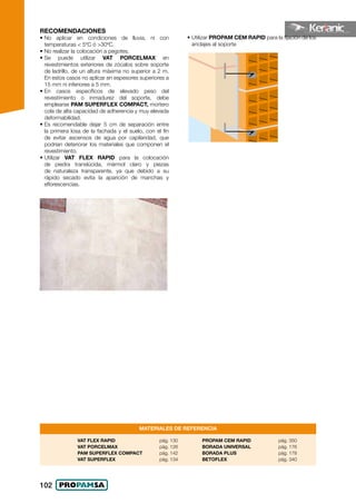 Catalogo 2016 Propamsa cementos cola borada