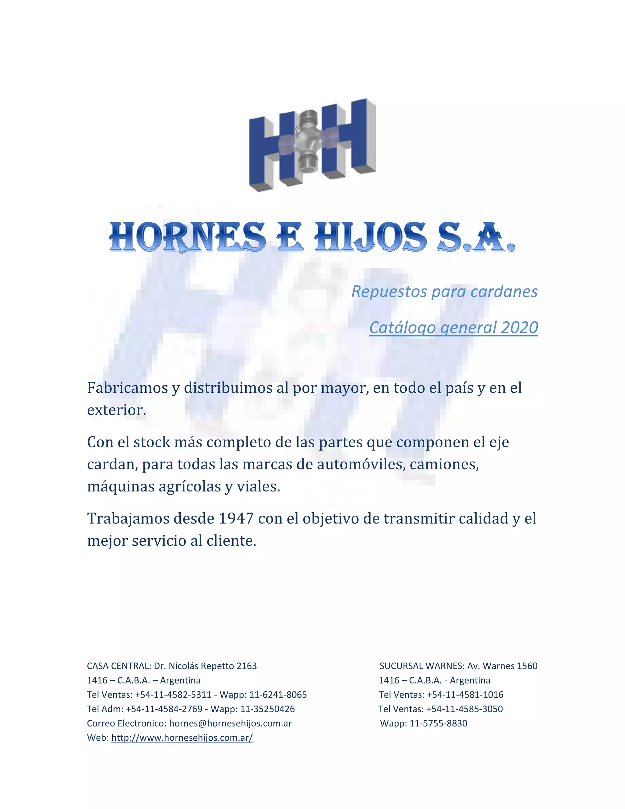 Catalogo hornes | PDF