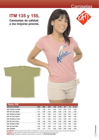 Catalogo Camisetas 2008