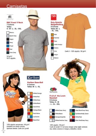 Catalogo Camisetas 2008