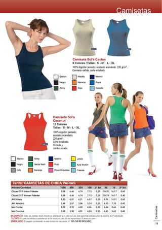 Catalogo Camisetas 2008