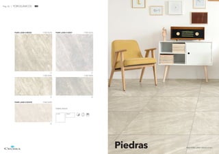 Piedras PISO PARK LANE II BEIGE 61x61
PARK LANE II BEIGE
110013696
110013678 PARK LANE II GREY
110013692
PARK LANE II WHITE
110013694
110013676
12
12 12
6 6
ESMALTADOS
61x61 30x61
Pág. 26 | PORCELÁNICOS
 