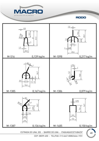 ESTRADA DO UNA, 305 - BAIRRO DO UNA - ITAQUAQUECETUBA/SP
CEP: 08599-650 - TEL/FAX: (11) 4647-8080/4644-1931
___1
RODO
48
 