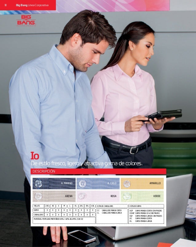 Catalogo de Ropa Ejecutiva Empresarial