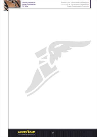 Produtos de Transmissão de Potência
Productos de Transmisión de Potencia
Power Transmission Products
Correias Fracionárias
Correas Fraccionarias
FHP Belts
42
 