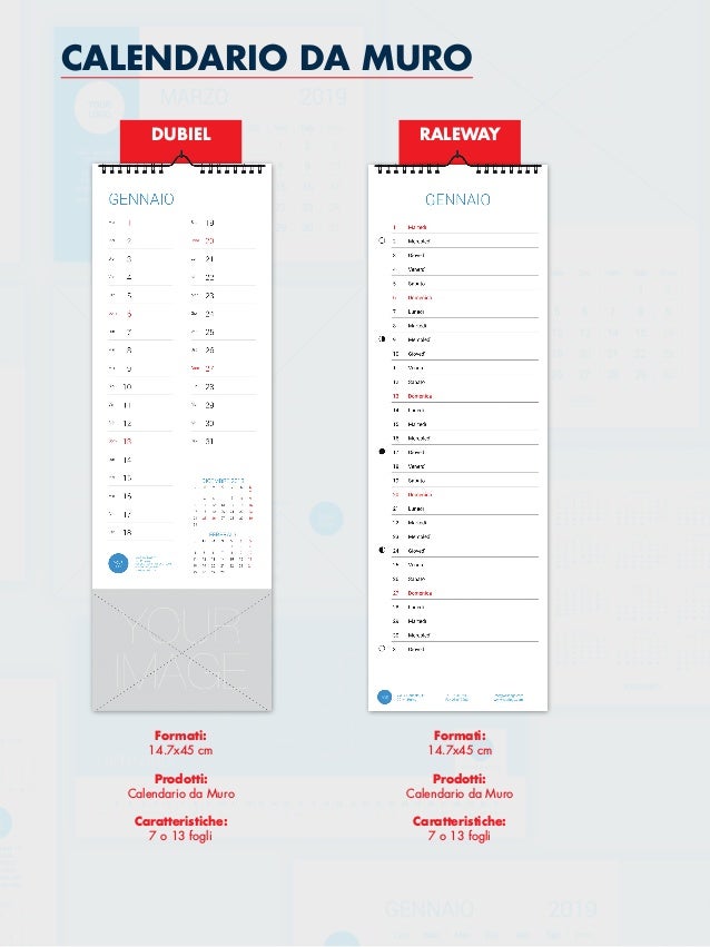 Catalogo Impaginati Calendari E Agende 2019