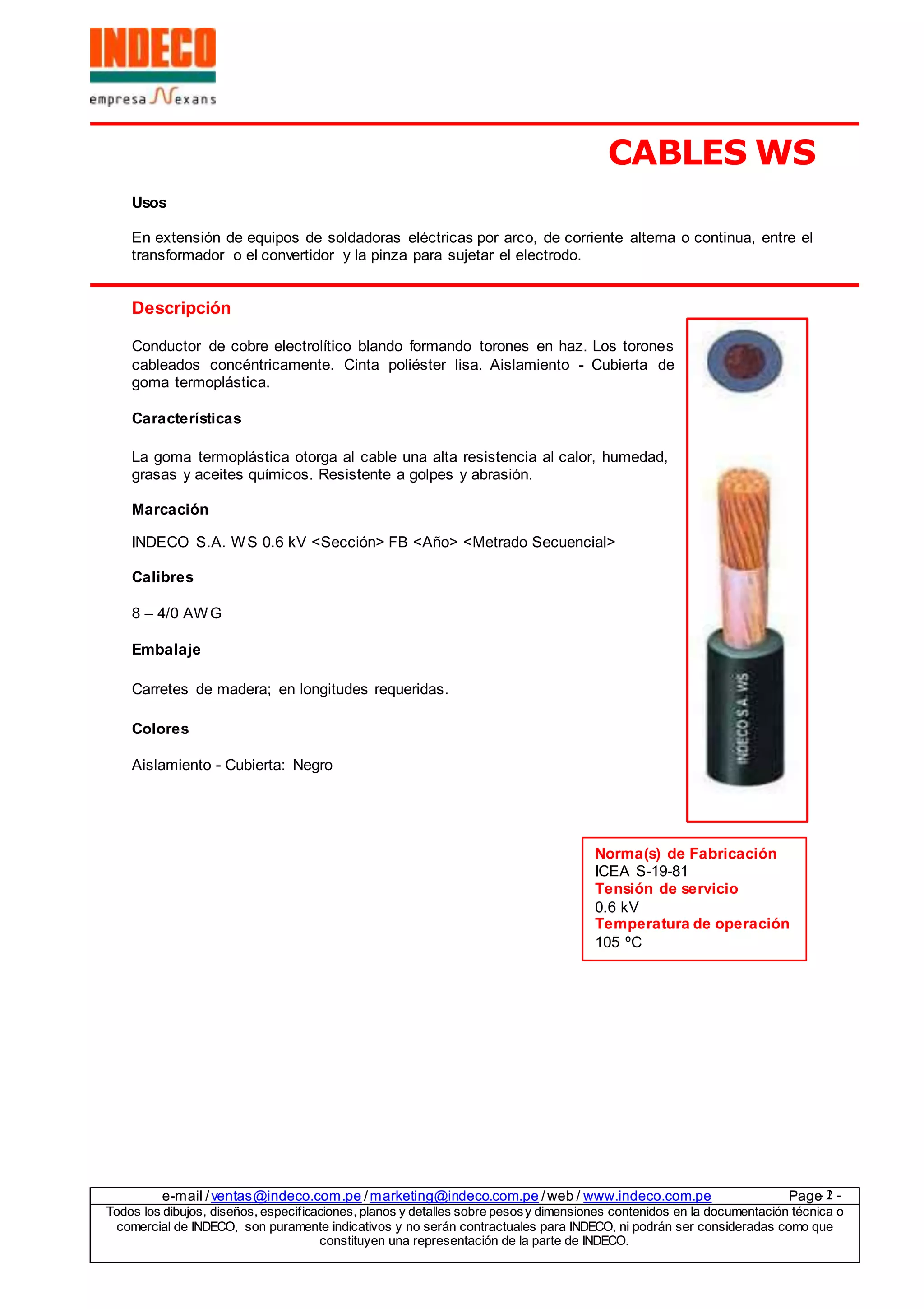 Catalogo indeco | DOCX