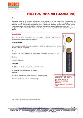 Catalogo indeco | DOCX