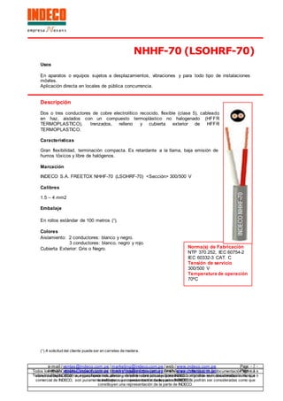 Catalogo indeco | DOCX