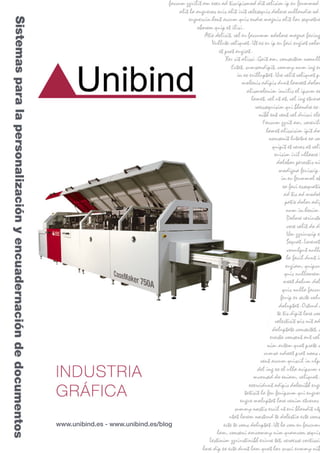www.unibind.es - www.unibind.es/blog
 