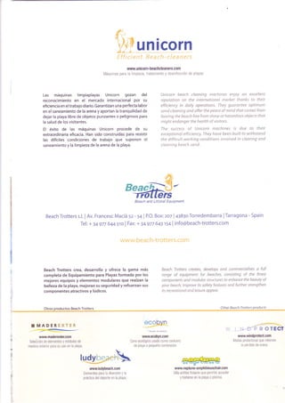 Catalogo limpiaplayas-evolution