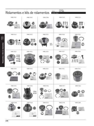 CATÁLOGO REPOSIÇÃO - SKF COMPLETO