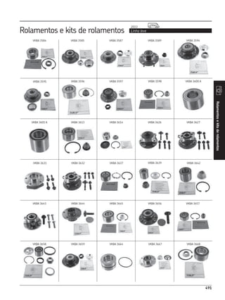 CATÁLOGO REPOSIÇÃO - SKF COMPLETO