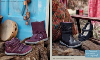 Passo avanti, 
passo indietro…. 
o a zigo zago? 
Polacchino – da € 46,90 – Cod. 52505 / Stivale – da € 49,90 – Cod. 52498 
Stivale - da € 49,90 – Cod. 52508 / Ballerina - da € 39,90 – Cod. 52514 
 