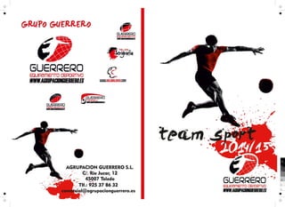 Catalogo Team Sport 2014-2015