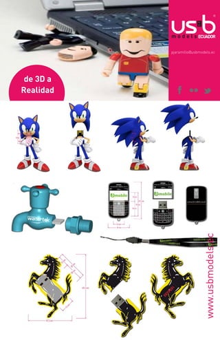 pjaramillo@usbmodels.ec

www.usbmodels.ec

de 3D a
Realidad

 