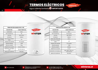 Termo Electrico Winter 10 Litros