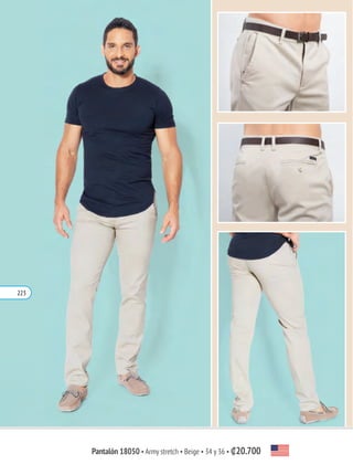 Pantalón 18050 • Army stretch • Beige • 34 y 36 • ₡20.700
223
 