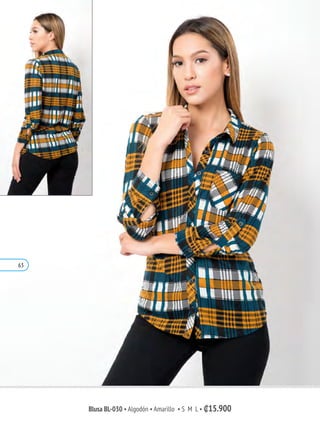 Blusa BL-030 • Algodón • Amarillo • S M L • ₡15.900
63
 